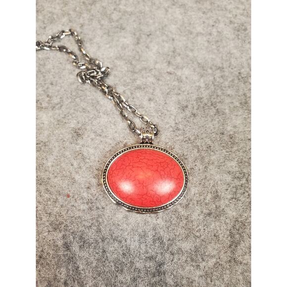 Women's Jewelry Bundle Red Stone Silver Tone Paparazzi Dead Stock Contemporary - Picture 14 of 16